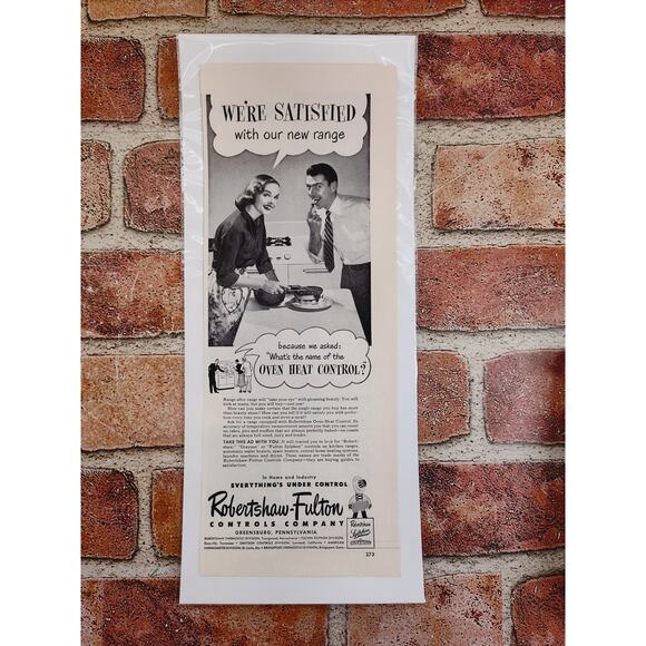 1950 Smiling Husband Sneaking Taste of Cake Frosting Wife Baking Vtg Print Ad - Picture 5 of 6